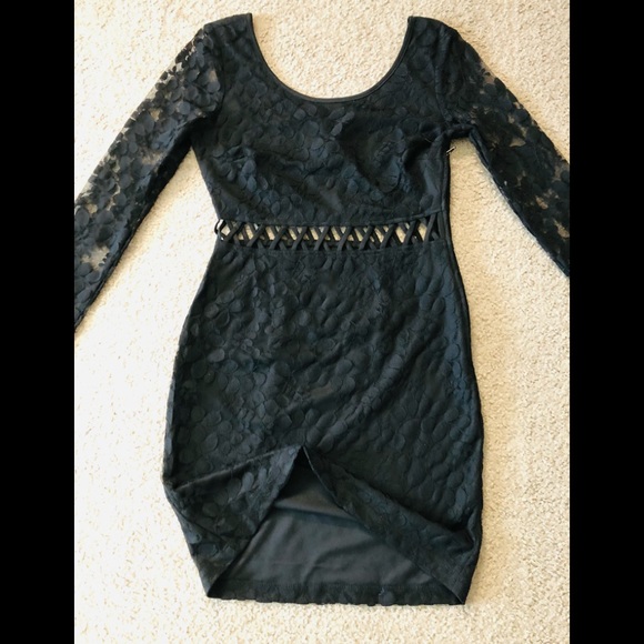 City Studio Lace Dress Sz 7  Holiday Party Sexy Vintage - Picture 6 of 10